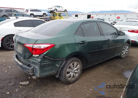 2015 Toyota Corolla Le from USA, damaged, VIN 2T1BURHE4FC388527